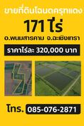 ขายที่ดิน 171 ไร่ ต.หนองยาว อ. พนมสารคาม จ. ฉะเชิงเทรา ไร่ละ 320,000 บาท