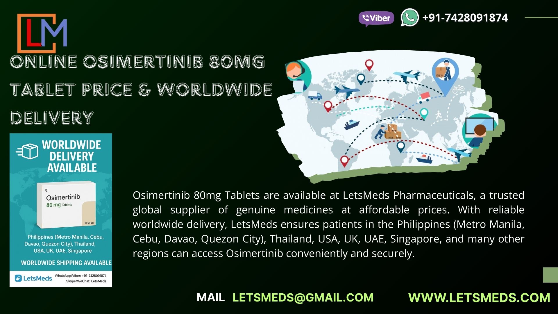 Osimertinib Philippines AZD9291 Tablet Online Cost Manila รูปที่ 4