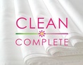 CLEAN COMPLETE ซักอบรีดที่เพิ่มความหอมสะอาดให้ผ้าที่ใช้ในธุรกิจของคุณ