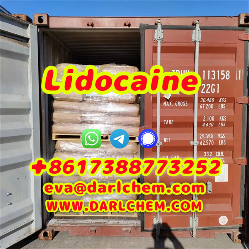 High Purity 99% Lidocaine base hcl crystals powder 137-58-6 Safe Delivery รูปที่ 3