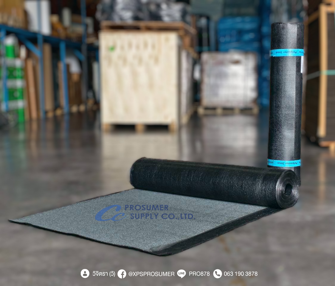 จำหน่ายแผ่นเมมเบรนกันซึม ชนิดเป่าไฟ ( WATERPROOF MEMBRANE ) รูปที่ 3