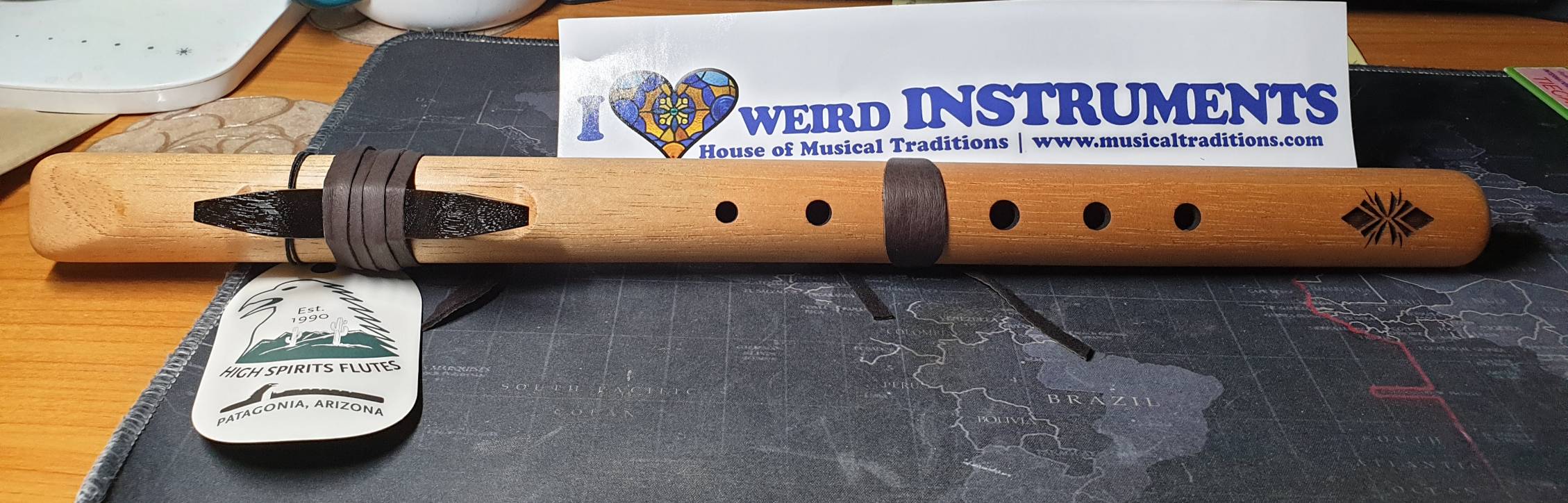 ์Native American Flute , Duo by HighSpiritsFlute Arizona USA รูปที่ 3