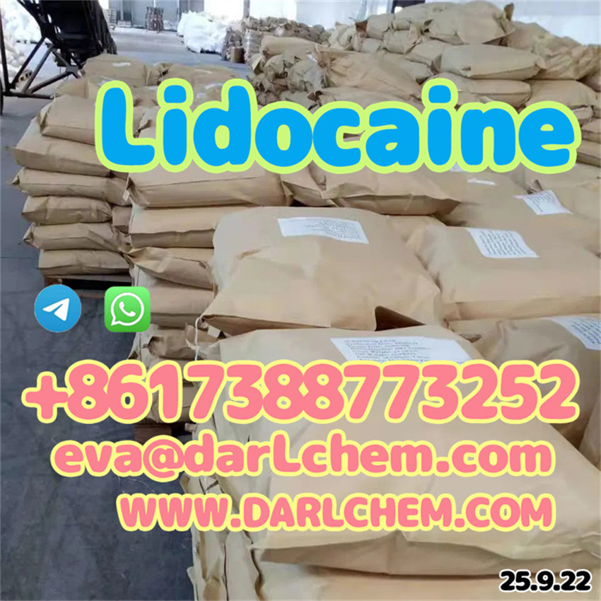 High Purity 99% Lidocaine base hcl crystals powder 137-58-6 Safe Delivery รูปที่ 3
