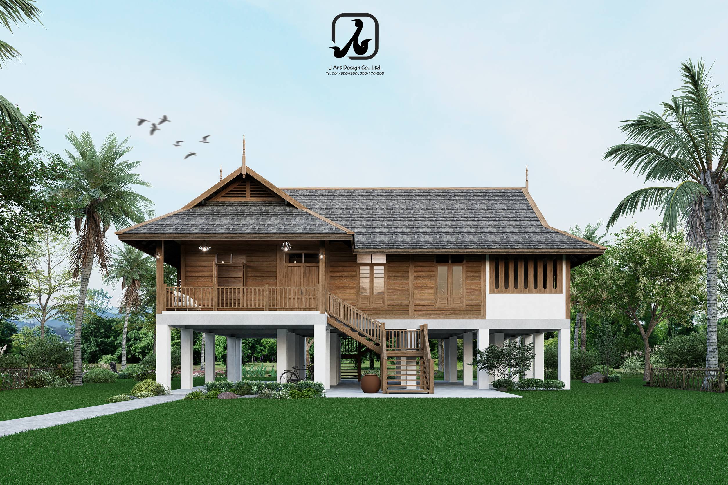 บ้าน ออกแบบบ้าน ตกแต่งภายใน รับเหมาก่อสร้างทั่วไทย รูปที่ 3