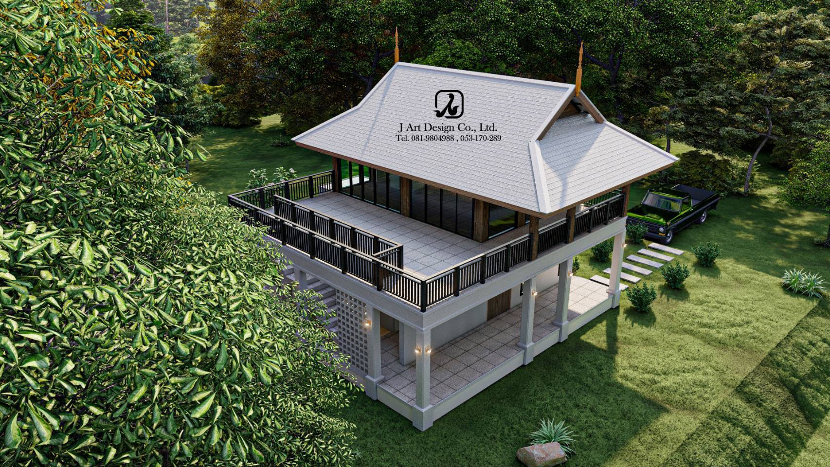บ้าน ออกแบบบ้าน รับเหมาก่อสร้าง ออกแบบตกแต่งภายใน บริการทั่วไทย รูปที่ 7