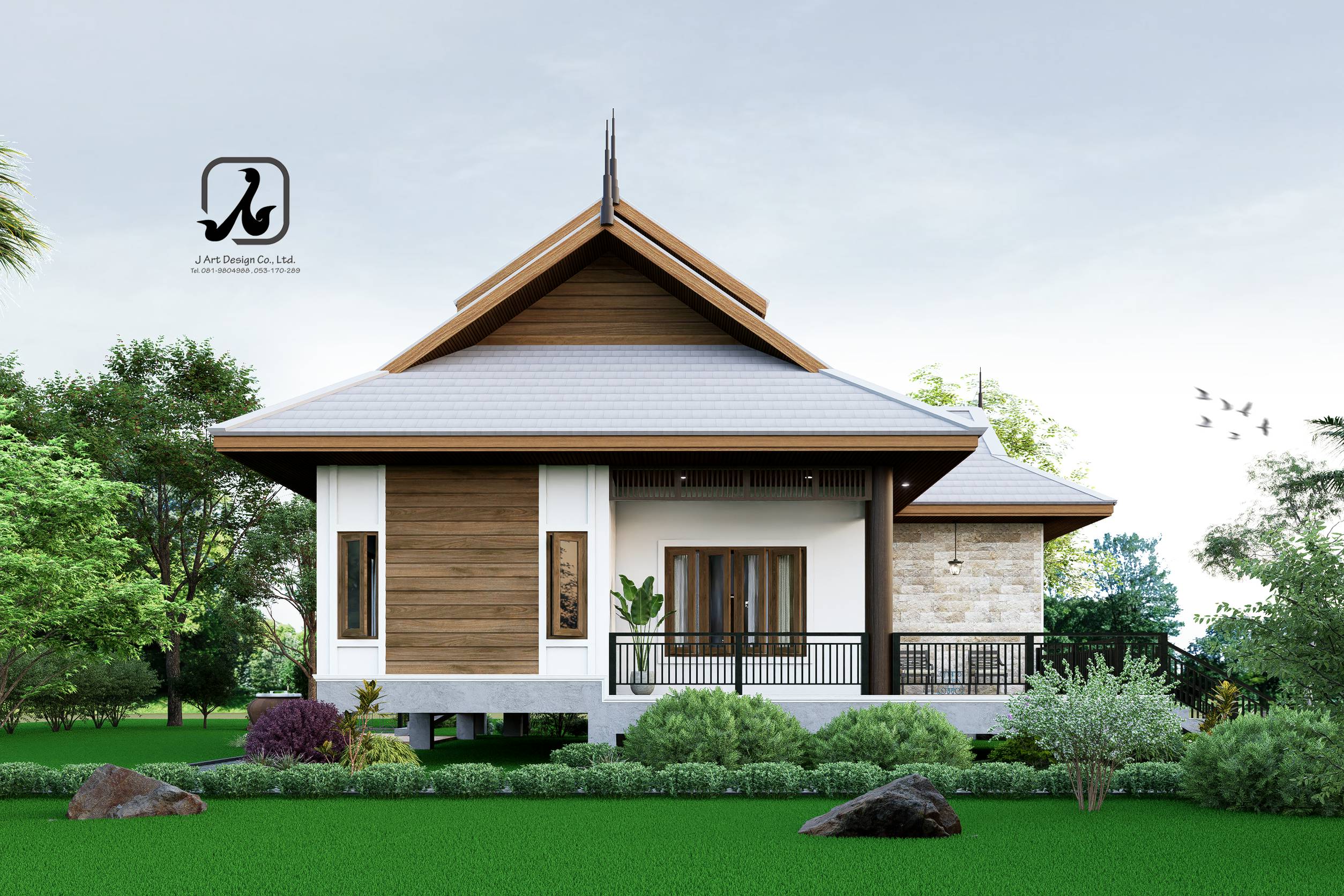 บ้าน รับออกแบบตกแต่งภายในบริการรับเหมาก่อสร้างทั่วไทย รูปที่ 3