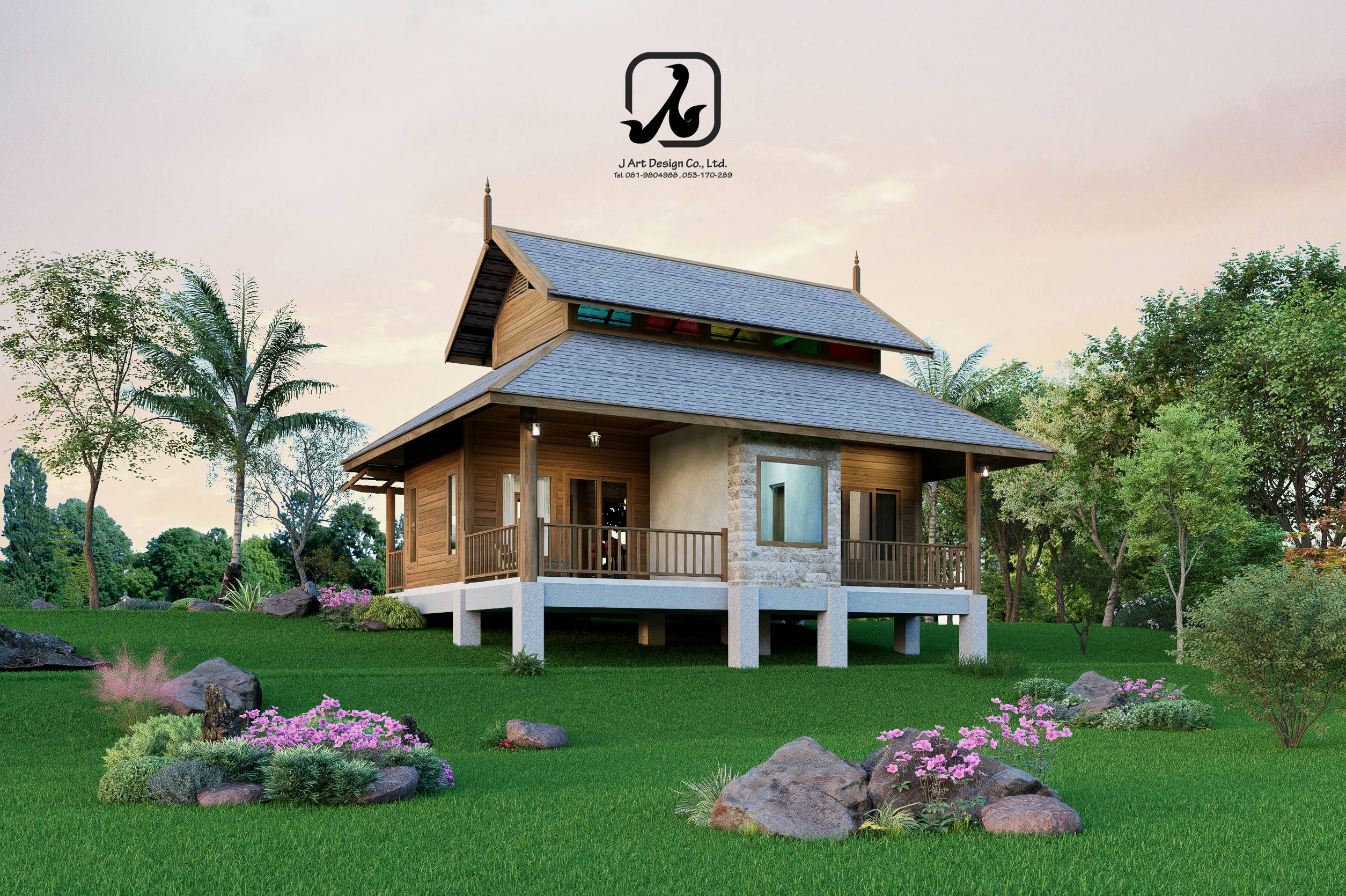 รับออกแบบตกแต่งภายใน รับเหมาก่อสร้างบ้านทั่วไทย รูปที่ 5