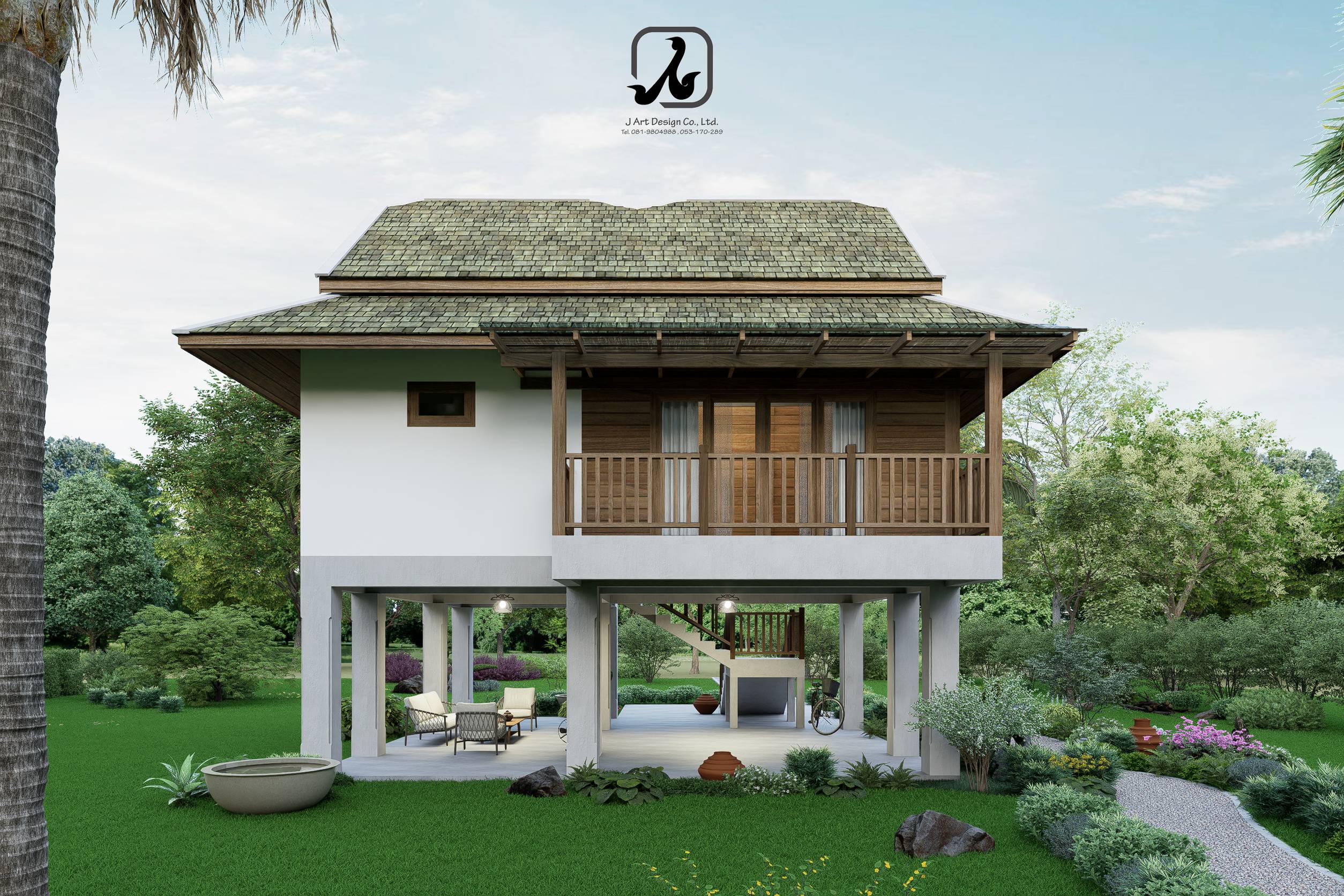 รับออกแบบตกแต่งภายในบ้าน รับเหมาก่อสร้างทั่วไทย รูปที่ 5