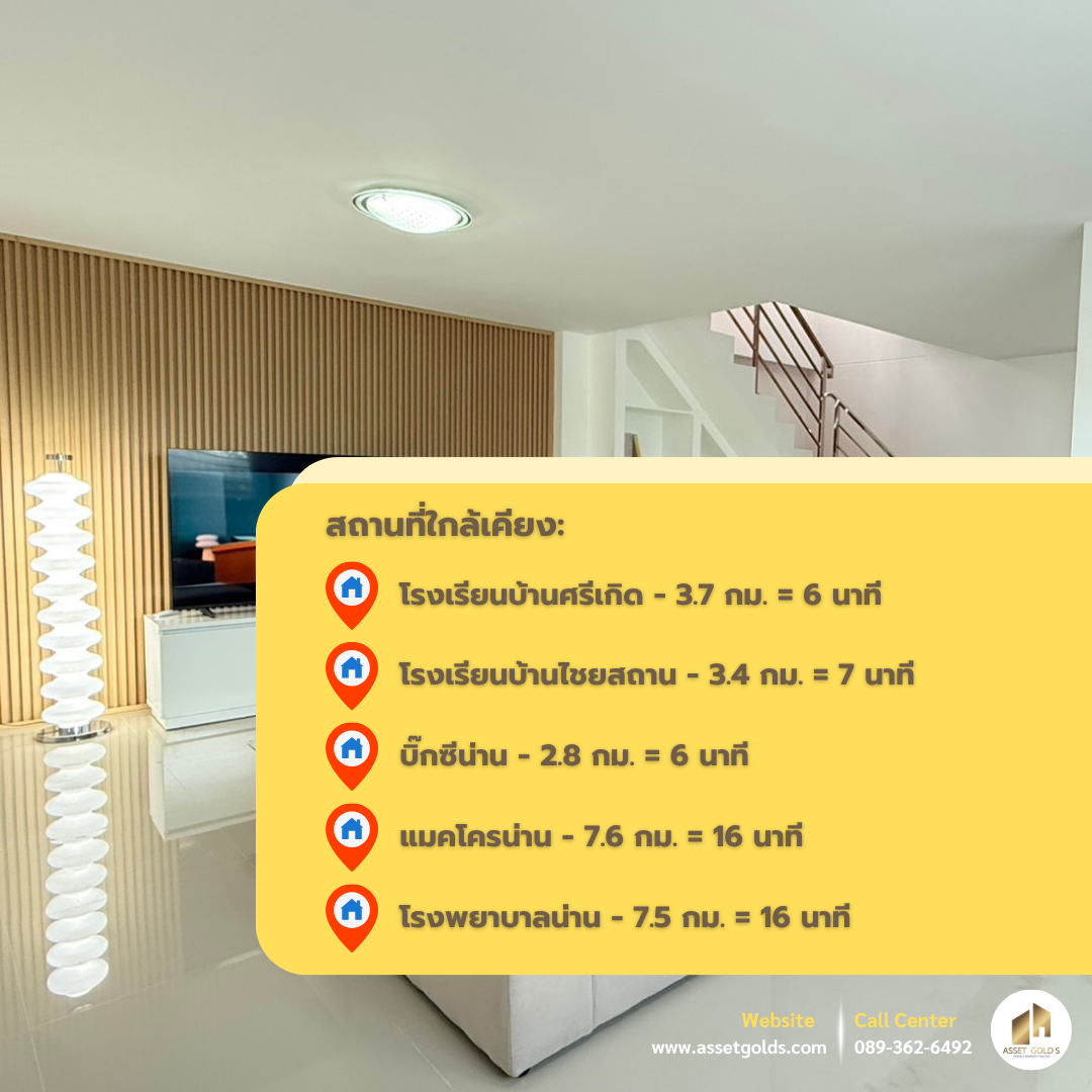 💥ขายด่วน บ้านค่างาม เมืองน่าน ⛰ บ้านเดี่ยว 2 ชั้น แต่งใหม่ พร้อมเฟอร์ พร้อมอยู่ 💵ลดพิเศษ ราคา 2.49ลบ ‼ รูปที่ 2
