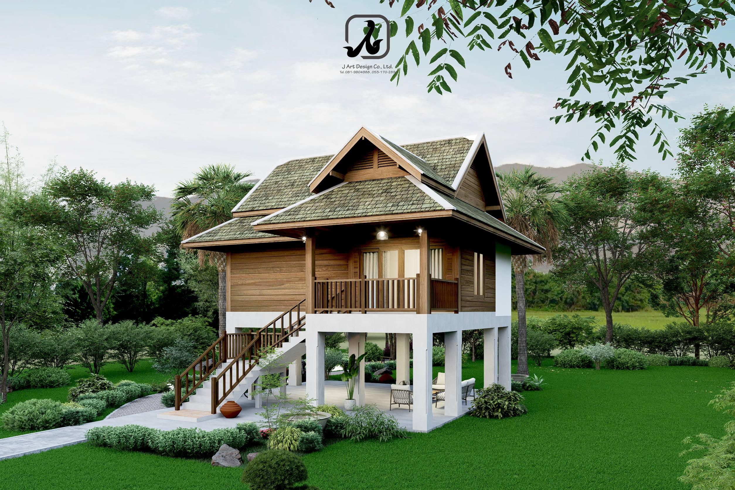 รับออกแบบตกแต่งภายในบ้าน รับเหมาก่อสร้างทั่วไทย รูปที่ 6