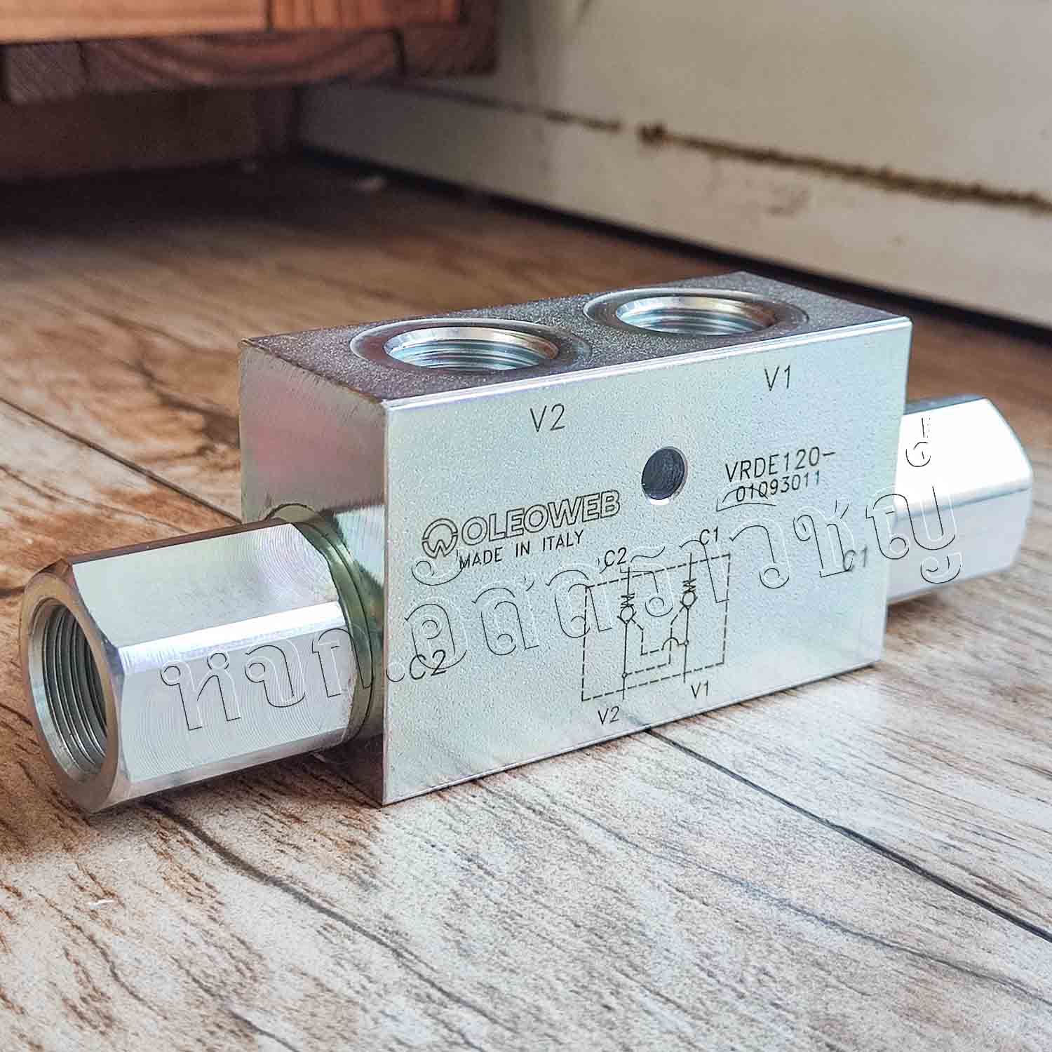 ไพล็อตเช็ควาล์ว (Double pilot operated check valve) Oleoweb VRDE series รูปที่ 3