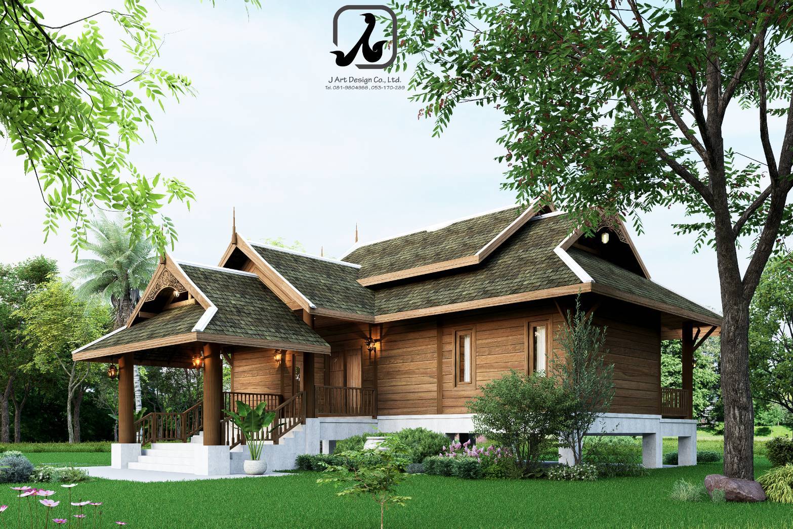 รับออกแบบพร้อมบริการรับเหมาก่อสร้างบ้านทั่วไทย รูปที่ 3