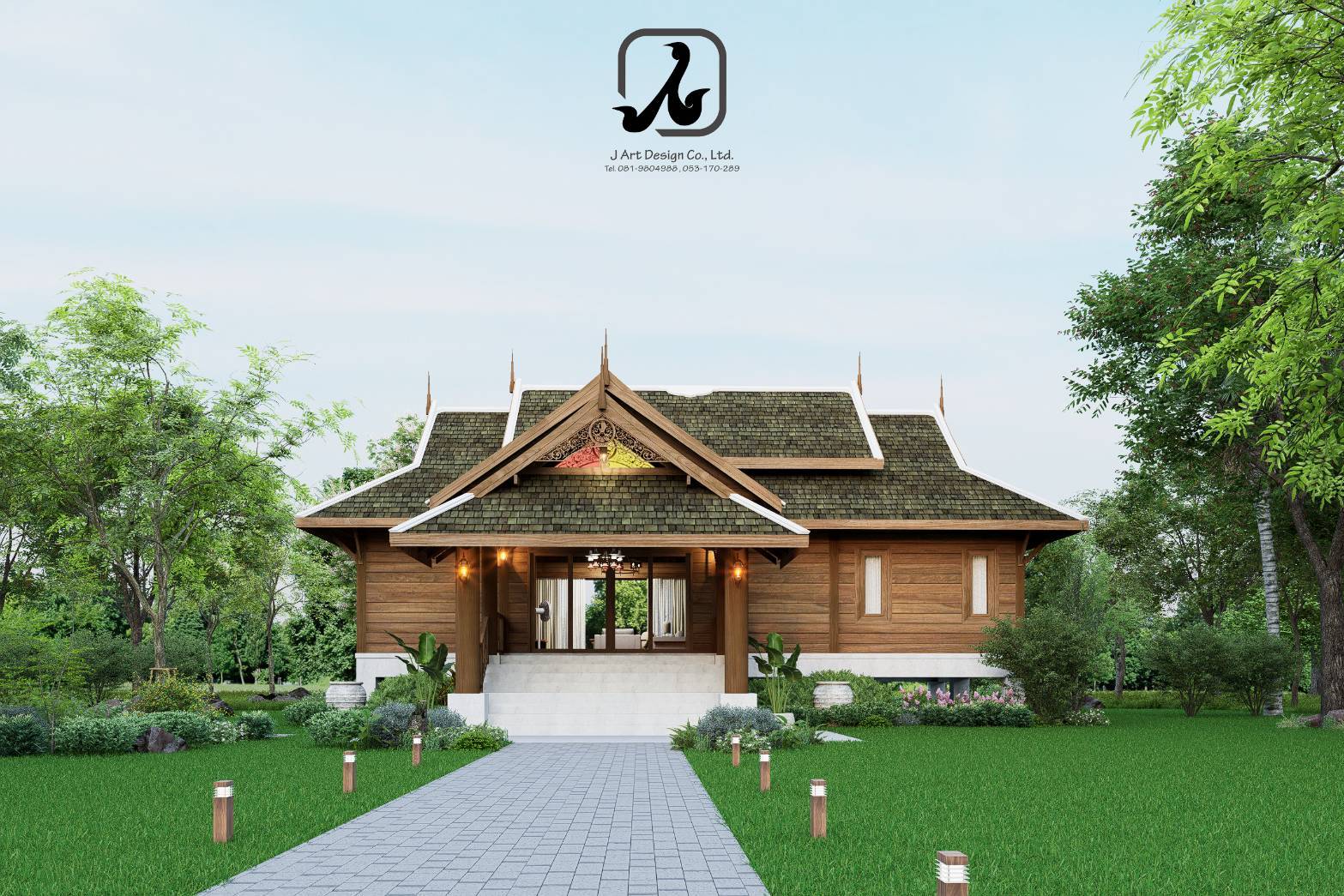 รับออกแบบพร้อมบริการรับเหมาก่อสร้างบ้านทั่วไทย รูปที่ 4
