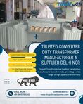 Trusted Converter Duty Transformer Manufacturer & Supplier Delhi NCR