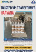 Trusted VPI Transformer Haryana | VPI Dry Type Transformer Panipat