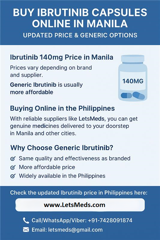 Buy Generic Ibrutinib Capsules in Metro Manila, Cebu, Davao  รูปที่ 3