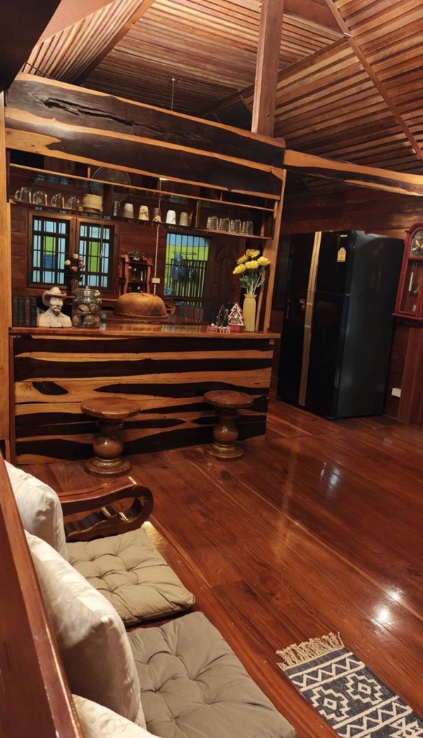 บ้านพักตากอากาศบ้านไม้ ติดลำธาร Private Nature House @ แก่งคอย สระบุรี โทร 083-5822221 รูปที่ 6