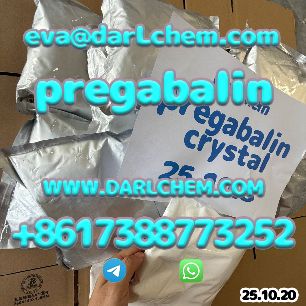 Top Quality pregabalin crystals powder 148553-50-8 Pharmaceutical raw crystals  รูปที่ 4