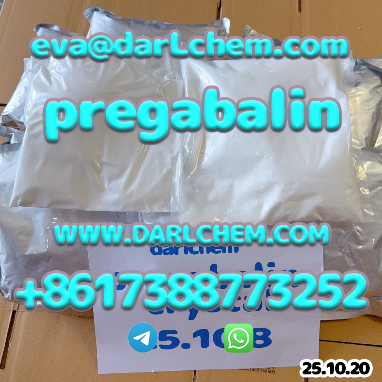 pregabalin crystals powder 148553-50-8 ianeptine Sulfate  รูปที่ 3