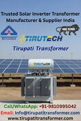 Trusted Solar Inverter Transformer Manufacturer & Supplier India
