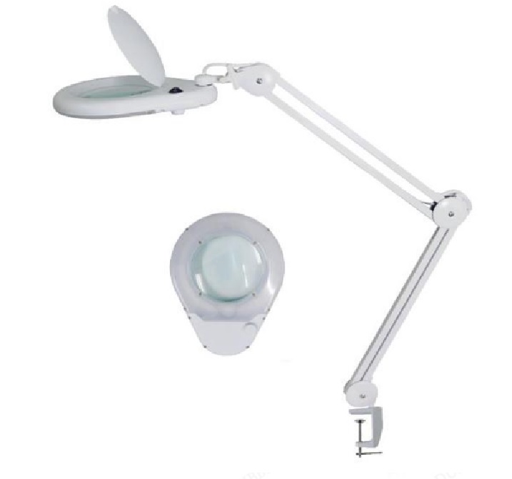 โคมไฟแว่นขยายหนีบโต๊ะ 20X ( กำลังขยาย 20เท่า ) โคมไฟ โคมไฟแว่นขยาย Lamp Magnifier 20X Clamp Magnifying Lamp รูปที่ 3