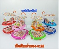 รถวงกลมหัดเดินคันใหญ่ มีดนตรี ปรับระดับได้ มีด้ามเข็นปรับโยกได้ เต่าทอง-01M.-