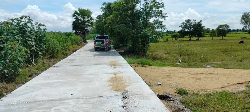 ขายที่ดินเปล่า ทำเลดี ติดถนนปูน ไฟฟ้าถึง จังหวัดสุพรรณบุรี รูปที่ 7