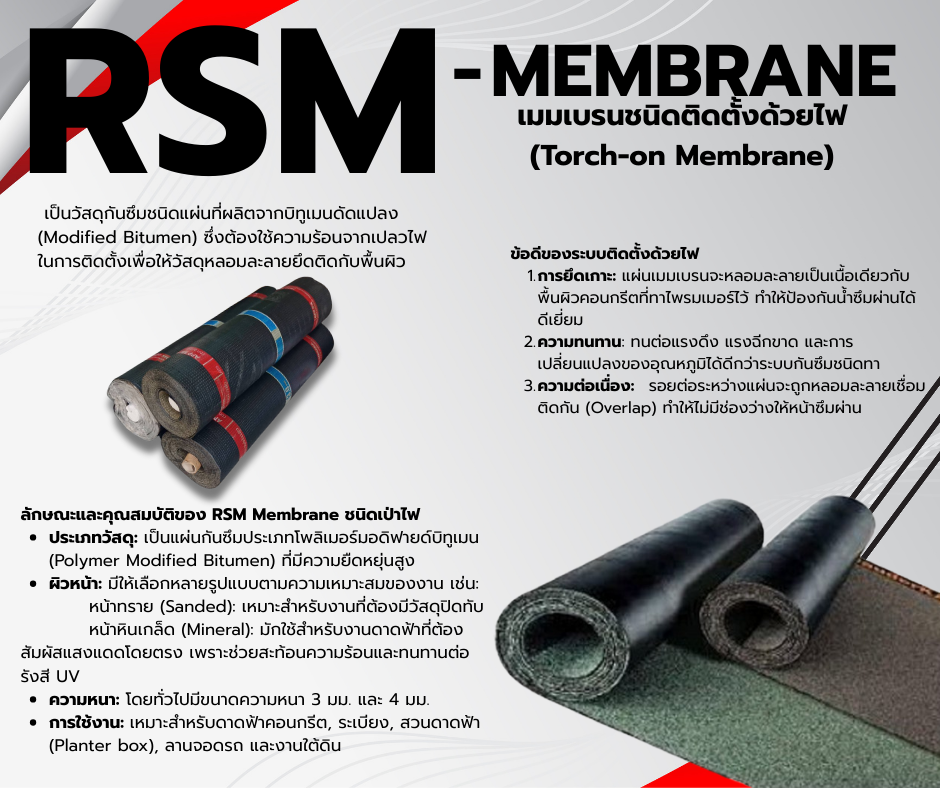 แผ่นเมมเบรน RSM-MEMBRANE รูปที่ 2