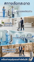 เครื่องสวมพลาสติกคลุมรองเท้าอัตโนมัติ (Shoe Cover Dispenser)
