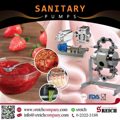 Pump Food grade pump ปั๊มสแตนเลสฟู้ดเกรด ปั๊มสวีเดน Sanitary pump รูปที่ 3
