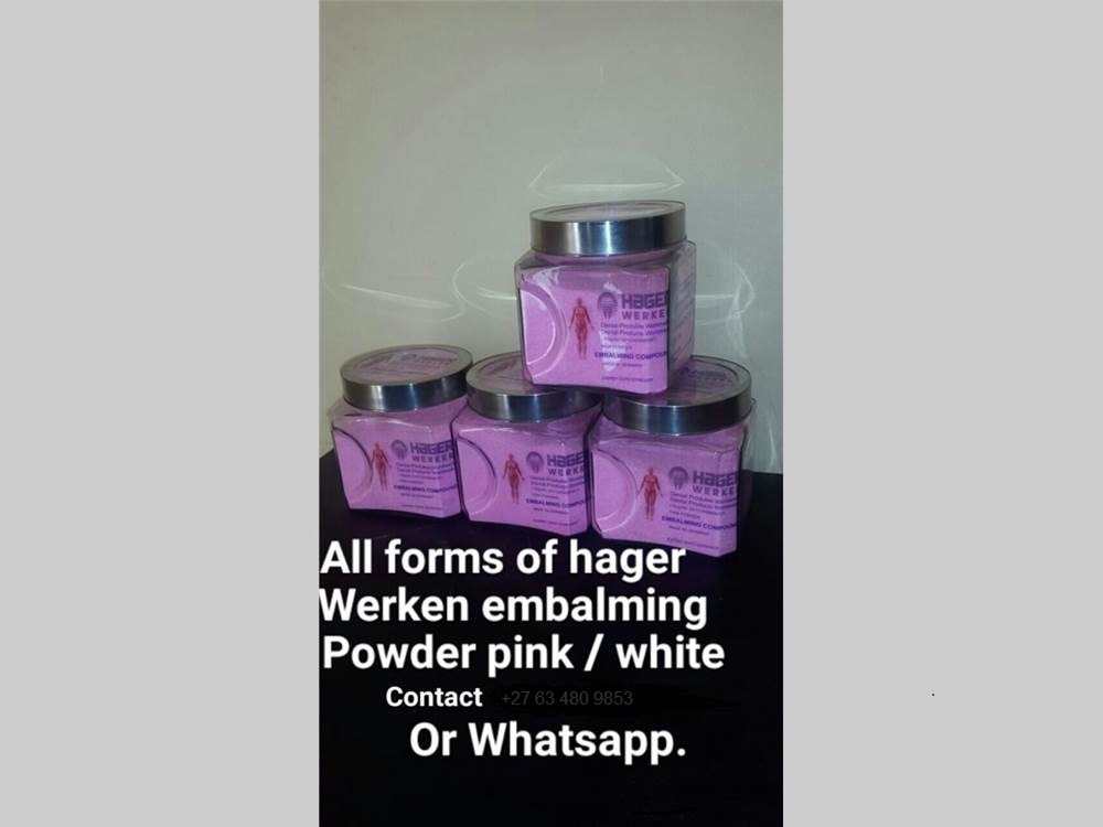 Hager Werken Embalming Powder in Luanda Angola+27 63 480 9853 รูปที่ 5