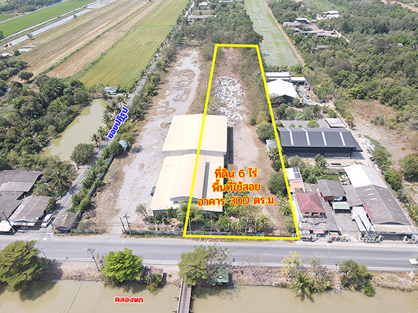 ให้เช่าที่ดินพร้อมโกดัง บนที่ดิน 6 ไร่ คลองหก ปทุมธานี รูปที่ 4