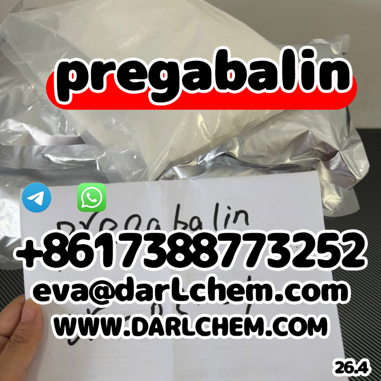 Factory Price 99% Pregabalin powder cas148553-50-8 Pregabalin รูปที่ 4