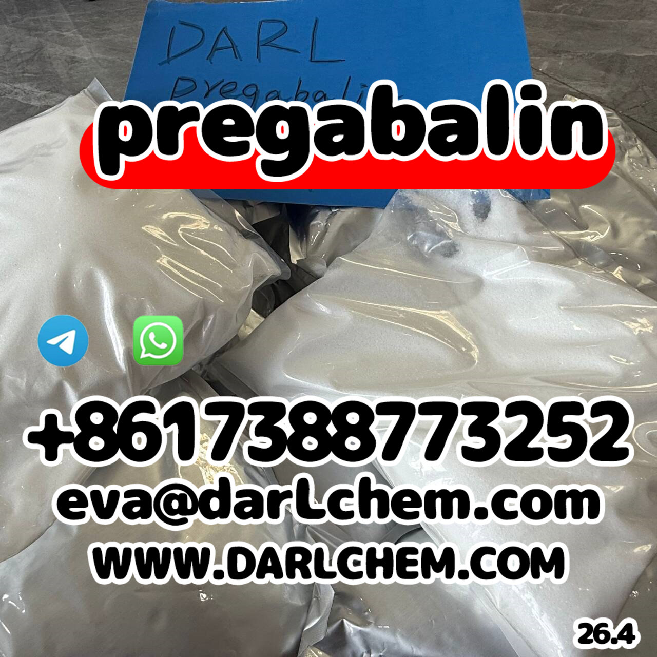 API 98% Pregabalin CAS 148553-50-8 raw material Pregabalin powder รูปที่ 3