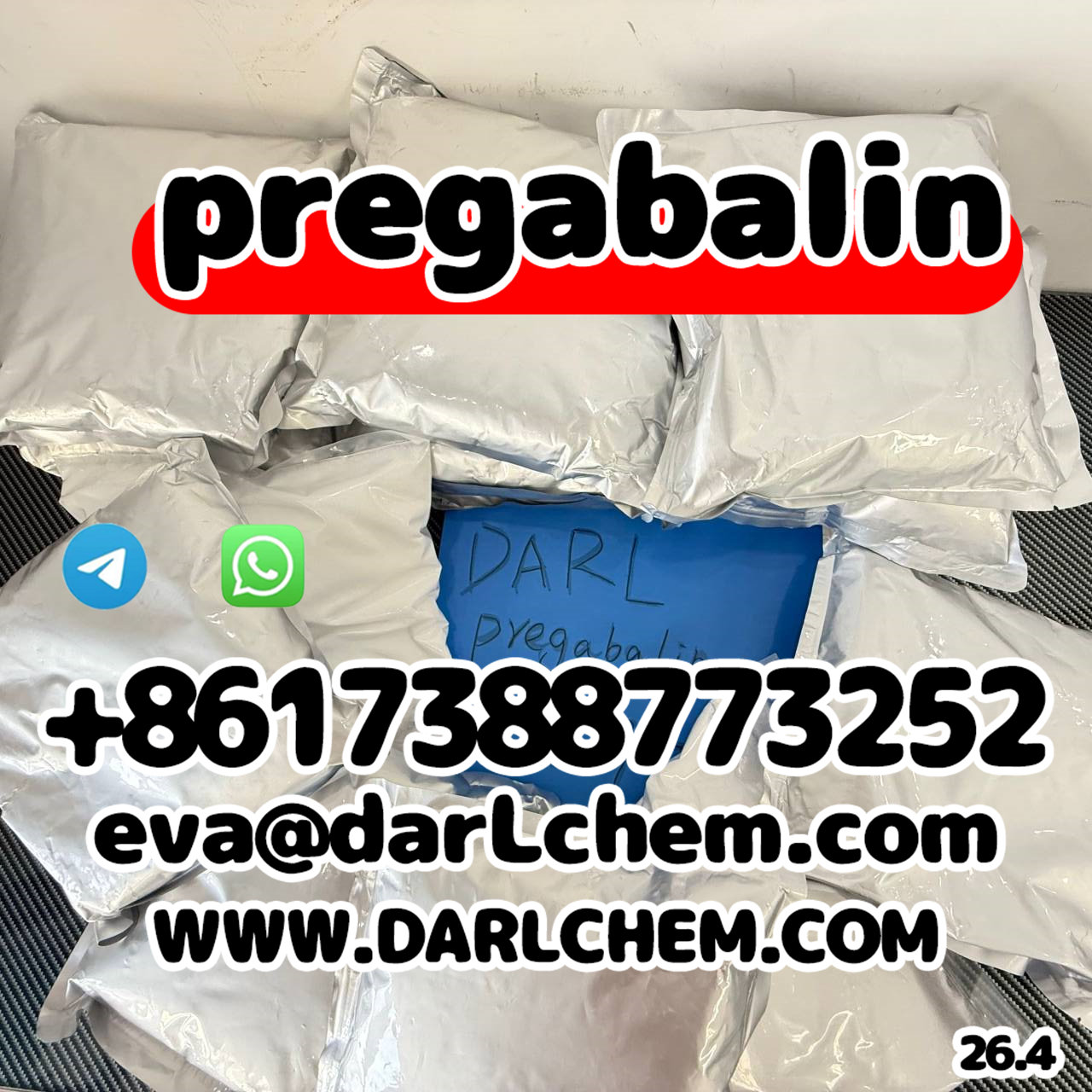 USA/EU/AU warehouse supply Pregabalin powder CAS 148553-50-8 and Pregabalin รูปที่ 5