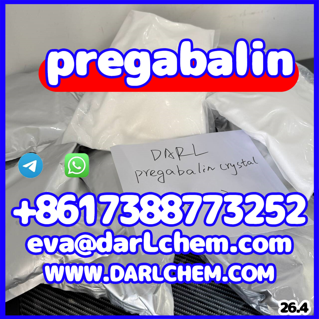 Factory Supply 99.9% purity Pregabalin Powder CAS: 148553-50-8 fast delivery Pregabalin รูปที่ 3