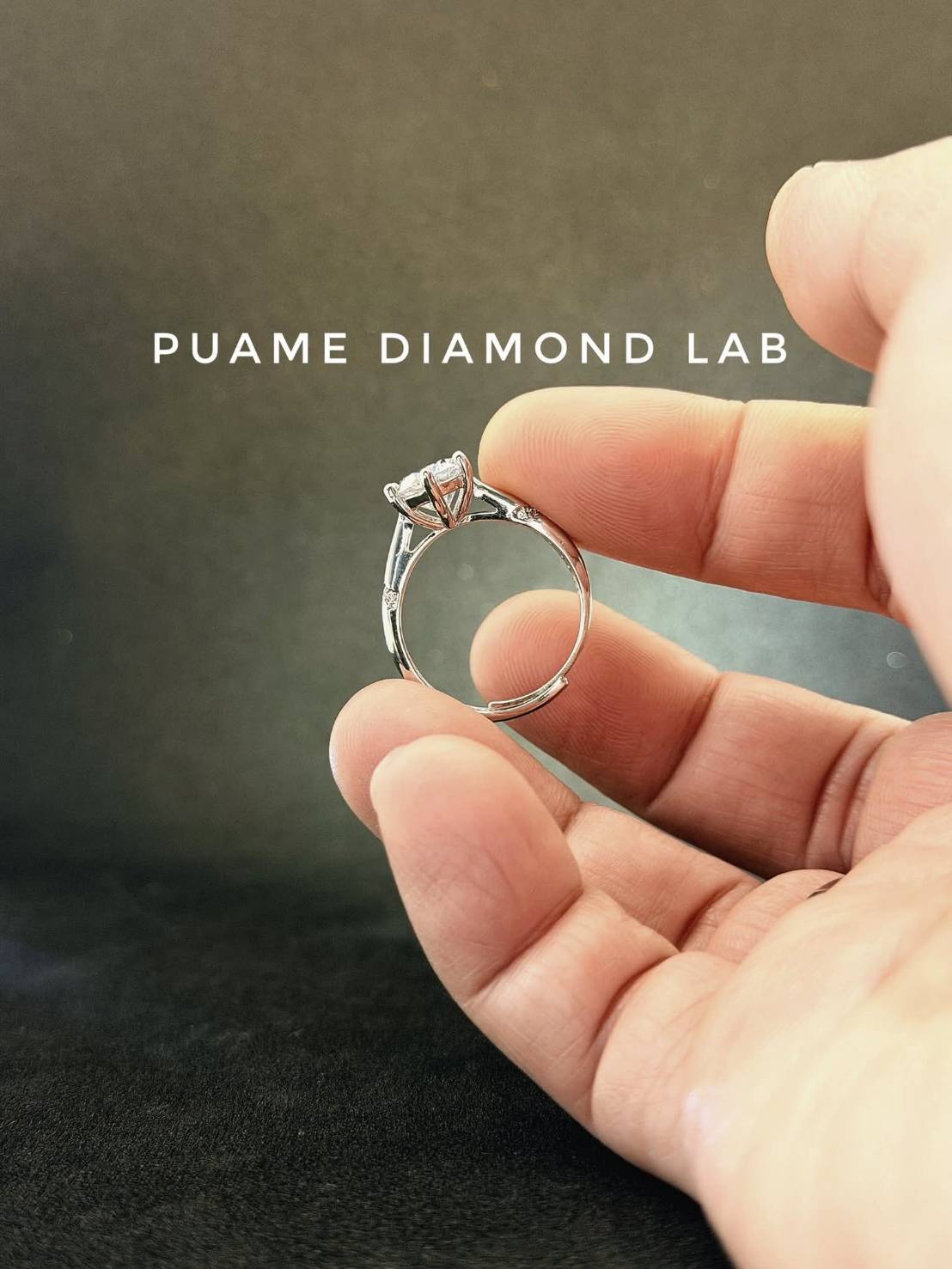 แหวนเพชร ดีไซน์สวยทันสมัย ราคามิตรภาพ พร้อมใบรับประกันสินค้าที่ปุอามี่ Diamond Lab Rama2(095-8894732) รูปที่ 4