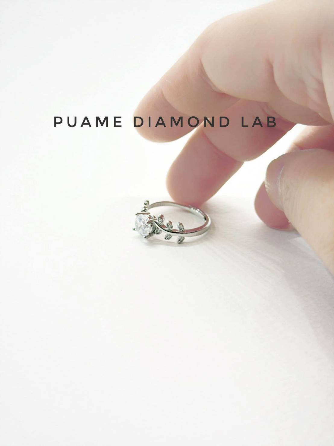 แหวนเพชร ดีไซน์สวยทันสมัย ราคามิตรภาพ พร้อมใบรับประกันที่ปุอามี่ Diamond Lab Rama2(095-8894732) รูปที่ 3