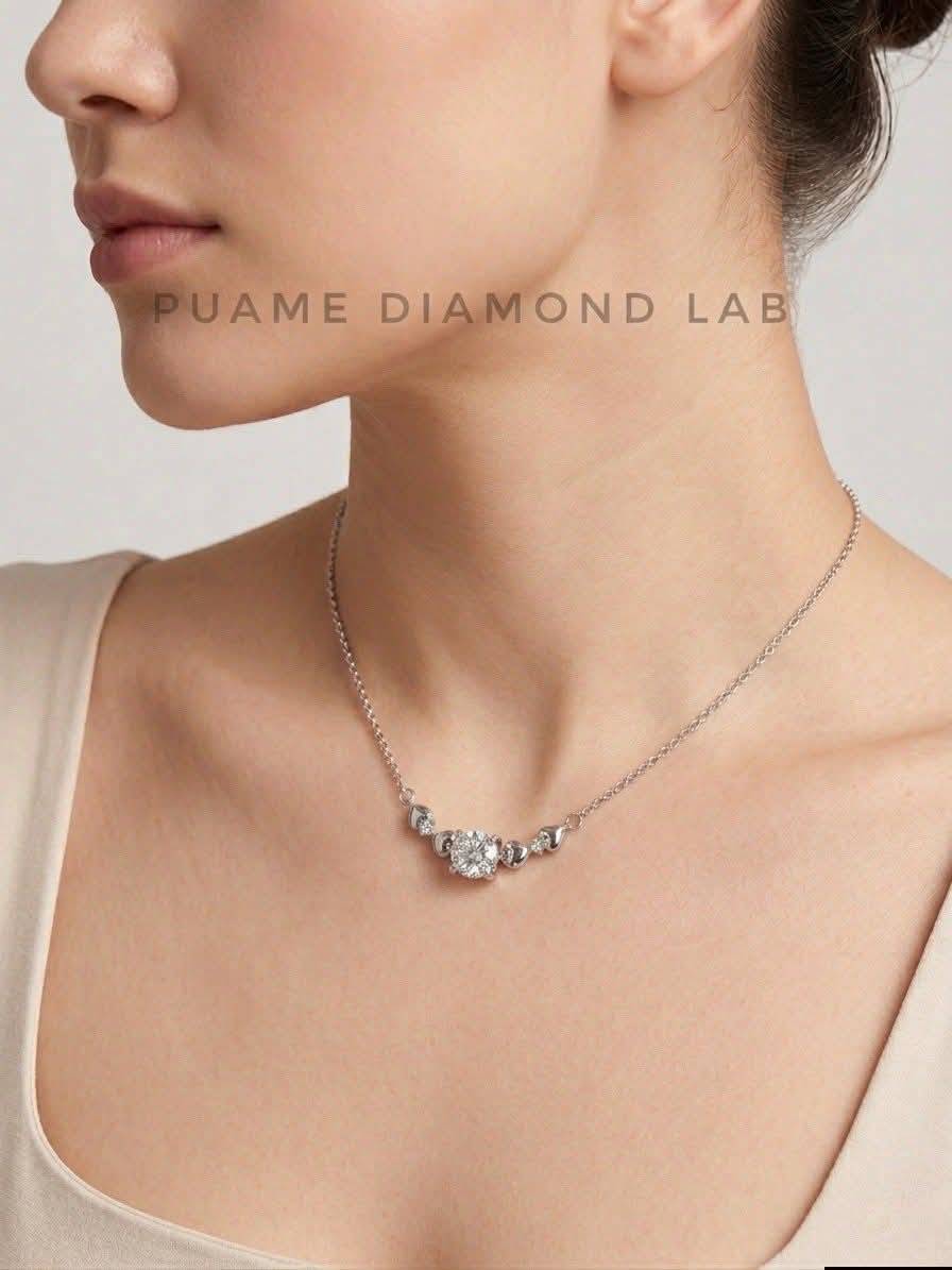 สร้อยคอเพชร ดีไซน์สวยทันสมัย ราคามิตรภาพ พร้อมใบรับประกันสินค้าที่ปุอามี่ Diamond Lab Rama2(095-8894732) รูปที่ 4