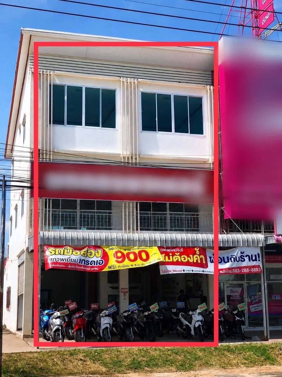 ถูกสุดในย่านนี้!! ขายอาคารพาณิชย์ 3 ชั้น 2 คูหา พร้อมผู้เช่า ทำเลทอง ติดถนนใหญ่ อ.ยางชุมน้อย จ.ศรีสะเกษ รูปที่ 3