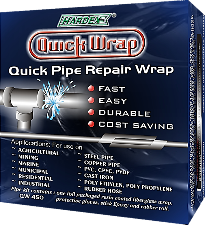 HARDEX Quick Pipe Repair Wrap เทปซ่อมท่อฉุกเฉิน ท่อรั่วท่อซึม เทปซ่อมท่อแตกท่อร้าว เทปซ่อมท่อรั่ว รูปที่ 4