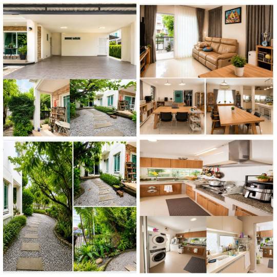 บ้านเดี่ยวแปลงมุม หมู่บ้านมัณฑนา รามอินทรา–วงแหวน พร้อมอยู่ ใกล้ Fashion Island เพียง 5 นาที รูปที่ 5
