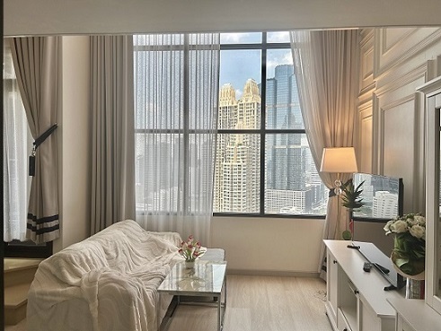 ให้เช่าคอนโด Knightbridge Prime Sathon ใจกลางสาทร 1 ห้องนอน 1 น้ำ ห้อง duplex 39 ตารางเมตร  รูปที่ 3