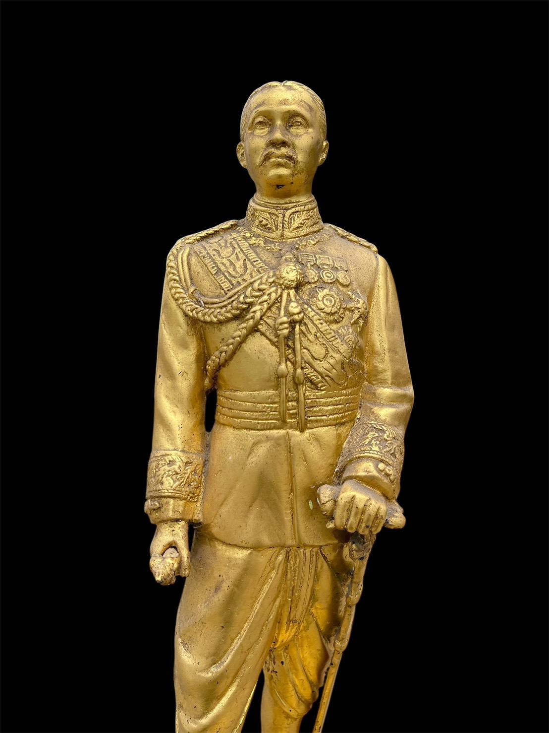 พระบรมรูป พระบาทสมเด็จพระจุลจอมเกล้าเจ้าอยู่หัว รัชกาลที่5 สีทอง รูปที่ 7