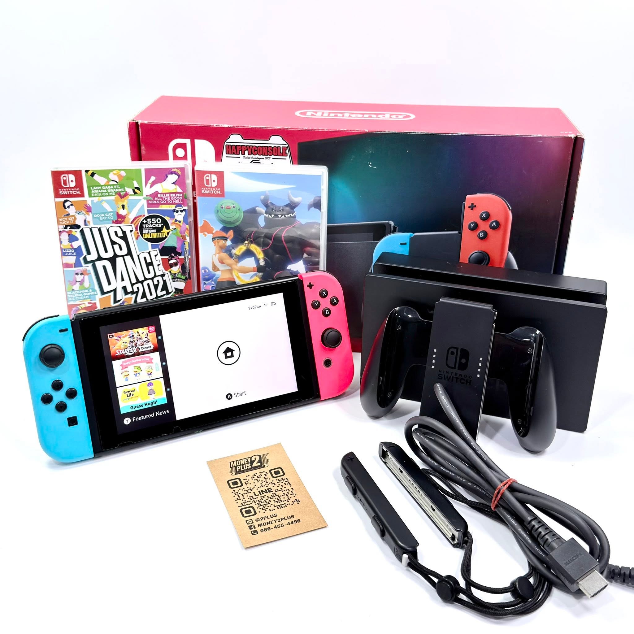 [ขาย] Nintendo Switch V2 Neon Blue / Neon Red by Money2Plus รูปที่ 4