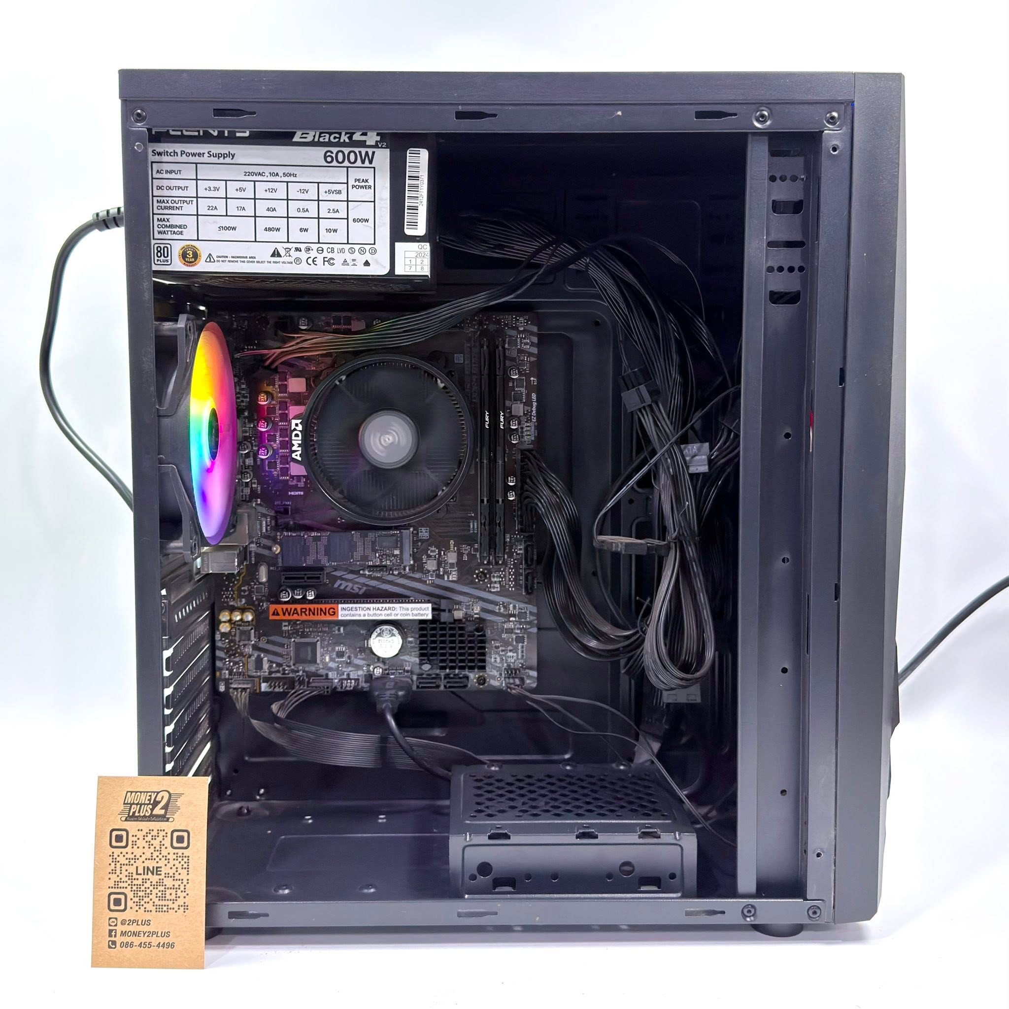 [ขาย] คอมพิวเตอร์ AMD Ryzen 5 4600G RAM 16GB SSD 512GB by Money2Plus รูปที่ 2