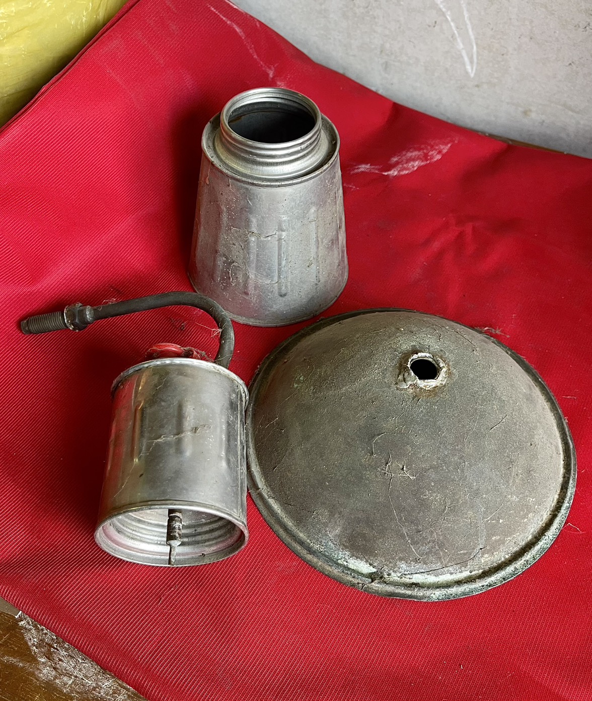 ตะเกียงโบราณ ตะเกียงแก๊ส Carbide Lamp แบบดั้งเดิม อายุหลายสิบปี รูปที่ 6