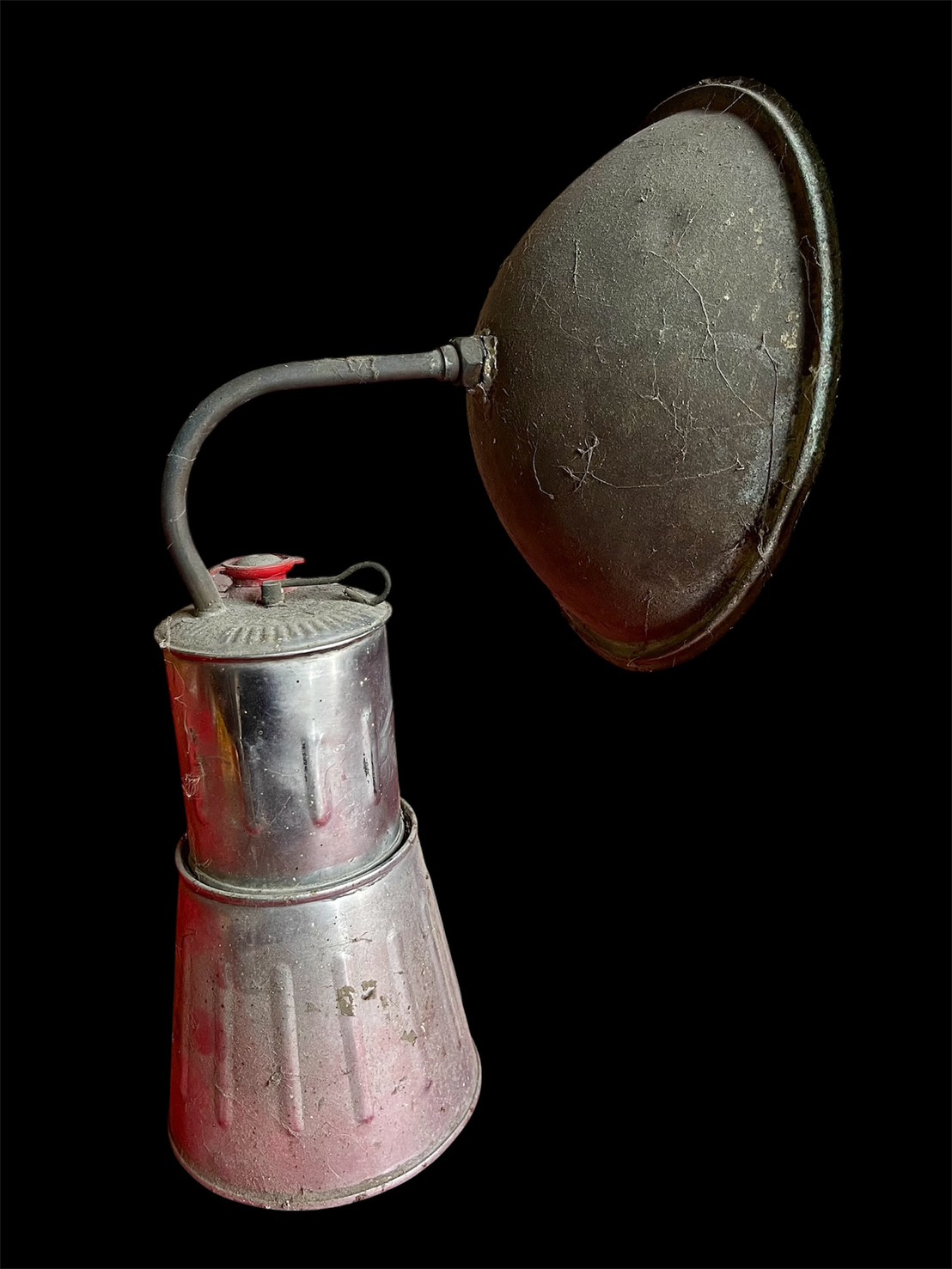 ตะเกียงโบราณ ตะเกียงแก๊สก้อน Carbide Lamp แบบดั้งเดิม อายุหลายสิบปี รูปที่ 3