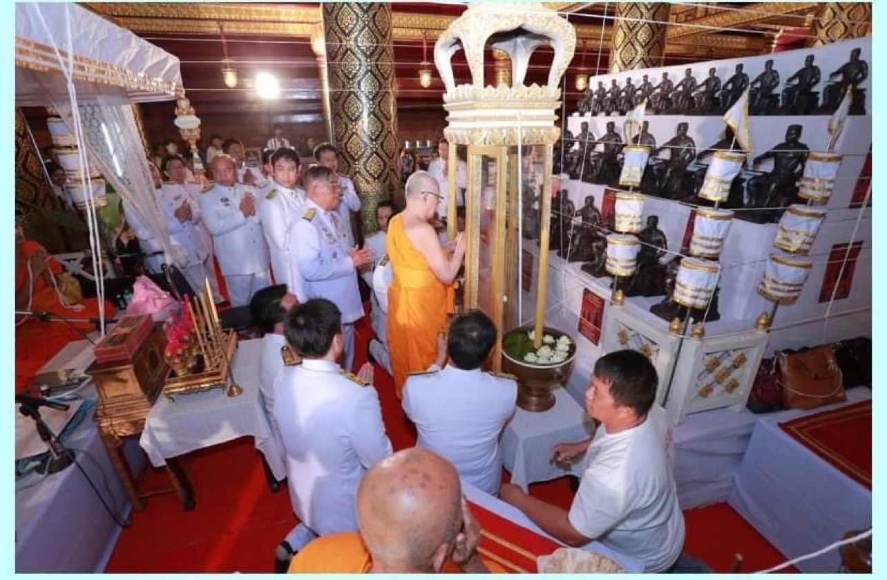 พระนเรศวร องค์ดำ ประกาศอิสระภาพ หน้าตัก9นิ้ว ทองเหลืองรมดำ ปี2552 รูปที่ 6