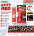 รูปย่อ กาวแดงทนความร้อนสูง ซิลิโคนทนความร้อนสูง Hardex High Temp Red รูปที่1